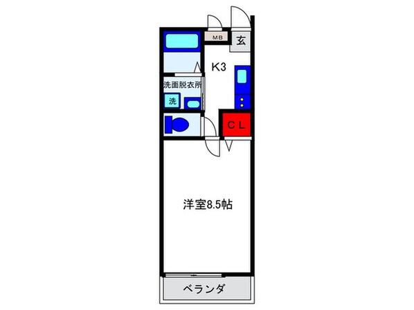 上野坂ｸﾞﾗﾝﾊｲﾂCの物件間取画像